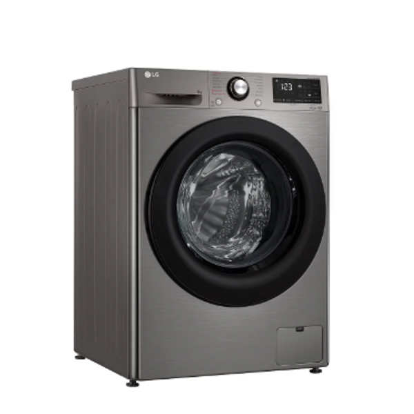  LG WV2149PVG - 8Kg - Front Loading Washing Machine - Silver + Arzum AR5048 - Hair Dryer - Black 