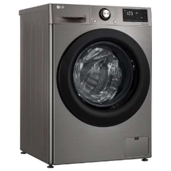  LG WV2149PVG - 9Kg - Front Loading Washing Machine - Silver + Arzum AR5048 - Hair Dryer - Black 