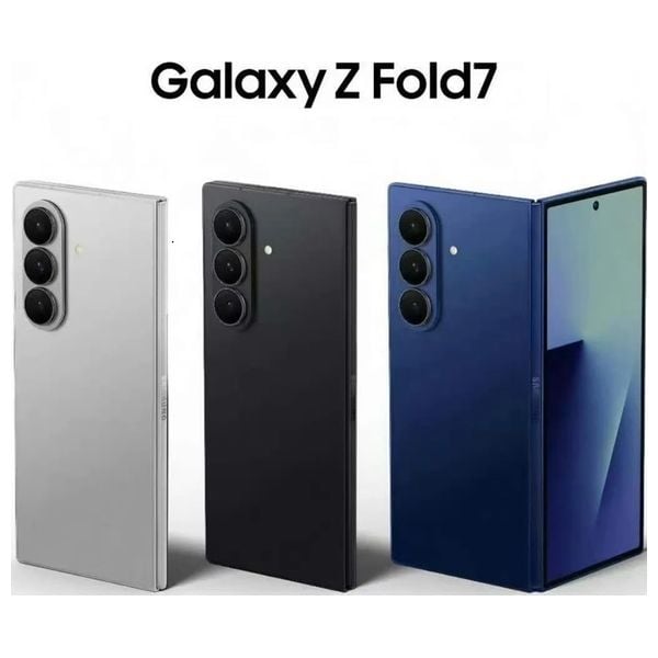 Samsung Galaxy Z Fold7 5G - 512/12GB - Gorilla Glass Victus 2 - With Galaxy AI - Snapdragon 8 Elite (3 nm) - Armor Aluminum Frame - Water Resistance - Pre-Order