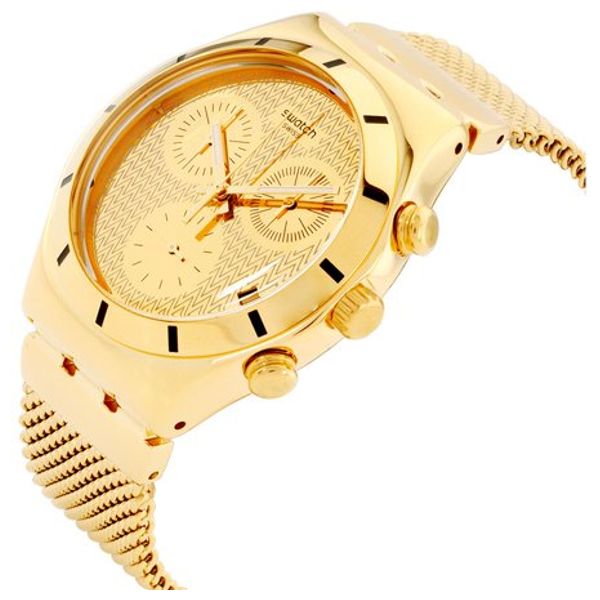 Elryan Swatch Watch YCG410GB For Unisex Analog Display