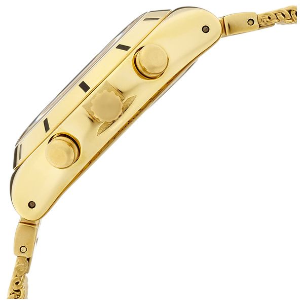 Elryan Swatch Watch YCG410GB For Unisex Analog Display Stainless Steel Band Gold