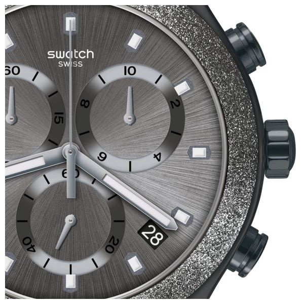 Elryan Swatch Watch YVM405G For Men Analog Display Stainless