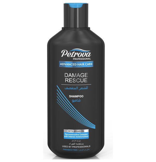 Petrova Professional Damage Rescue With Aragan Oil Shampoo, 400ml