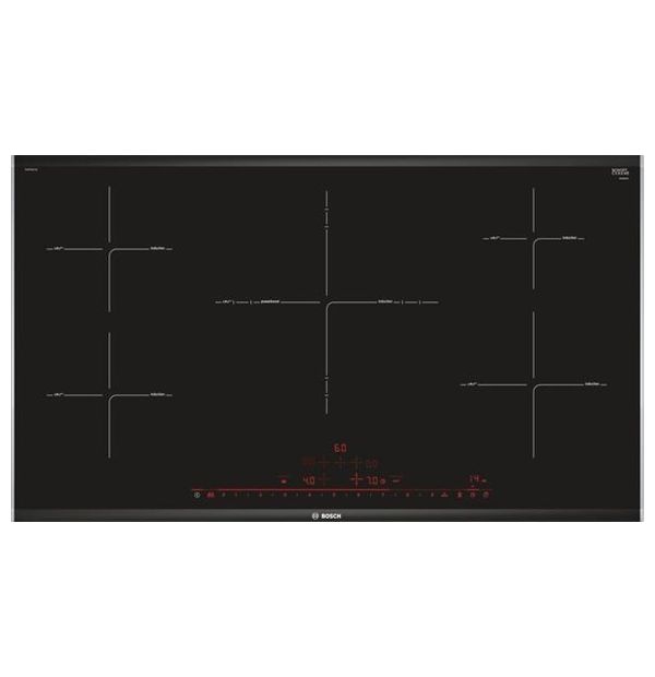 BOSCH PIV975DC1E - 5 Burners - Built-In Laser Cooker - Black