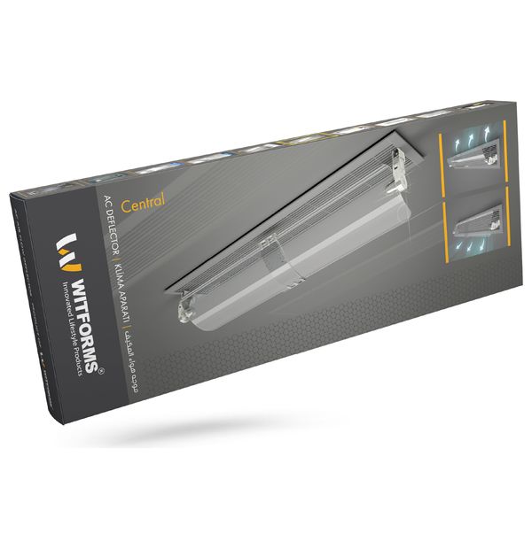 Witforms Witforms 4981 - Plastic Central Air Conditioner Deflector - Transparent