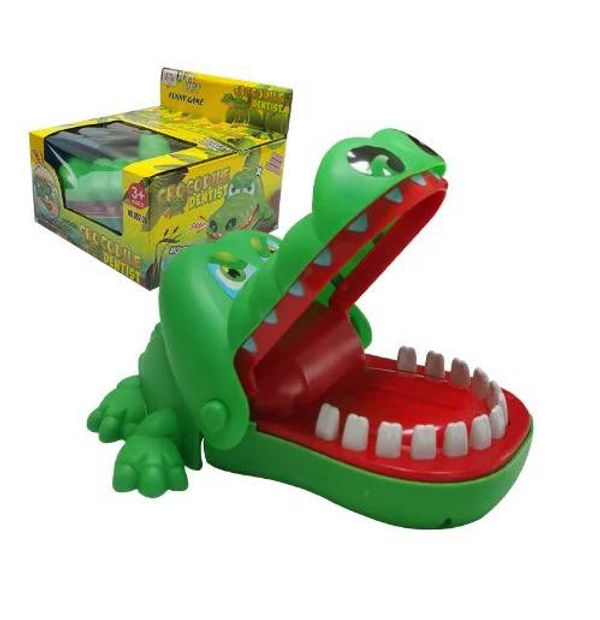 Crocodile Teeth Toys Game for Kids - Green