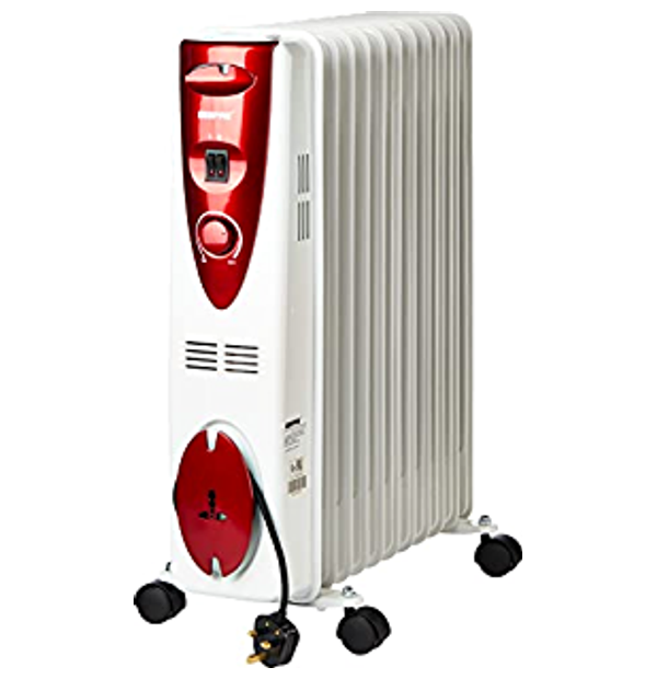 Geepas Heater GRH28501 OilFilled Radiator White