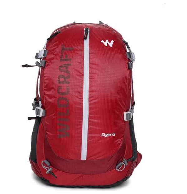 wildcraft red backpack