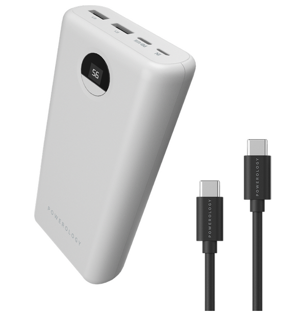 Powerology PPBCHA07-WH - 30000mah - Power Bank - White