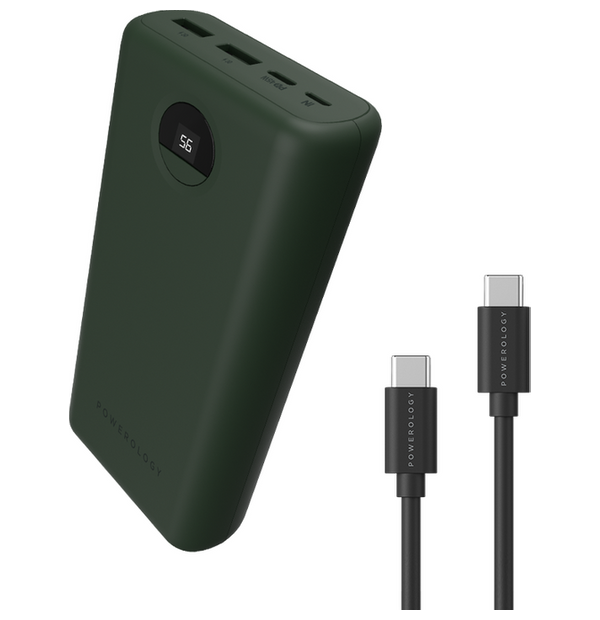 Powerology PPBCHA07-GN - 30000mah - Power Bank - Green