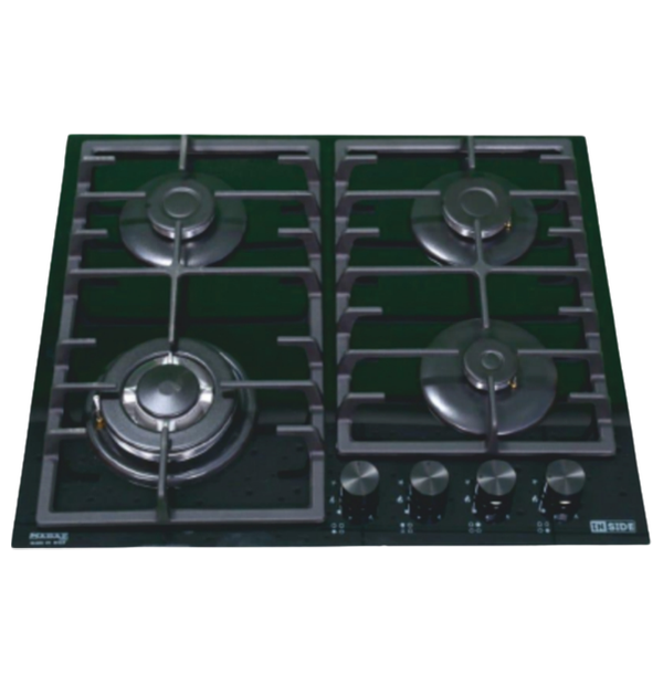 Inside DLGB60 4 Burners BuiltIn Gas Cooker Black
