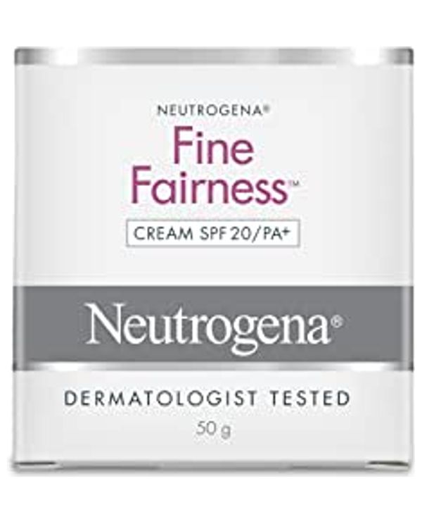 neutrogena fine fairness cream spf 20