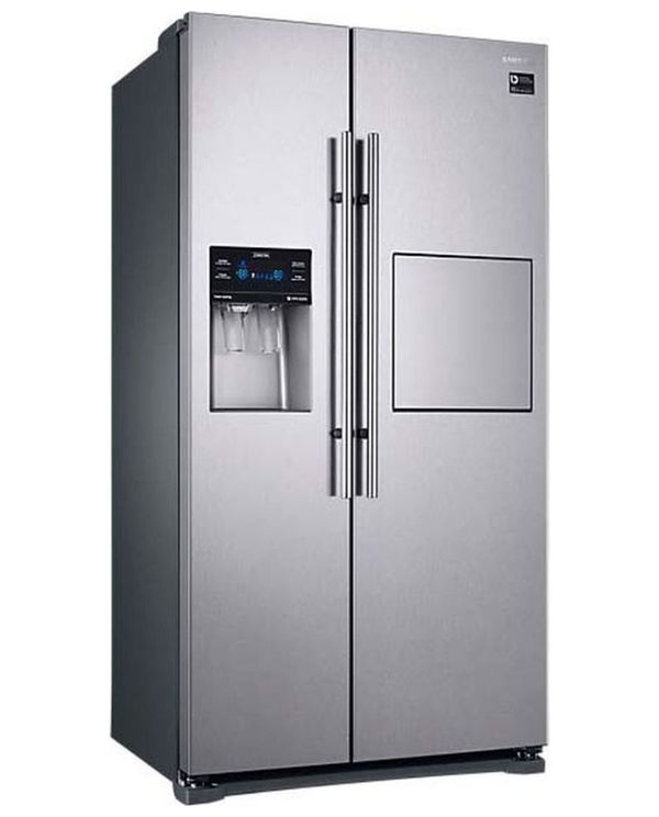 samsung rs53k4600sa 22ft side by side refrigerator silver