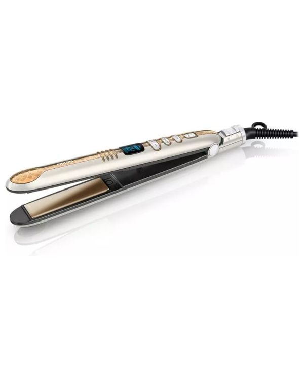 Philips white hair straightener clearance